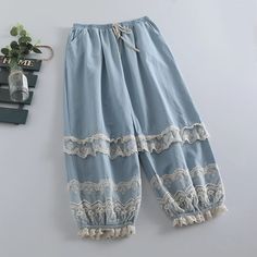 44418104295580 Stitched Pants, Style Harem Pants, Jersey Pattern, Ankle Length Pants, Pant Style, Dress With Cardigan, Pants Women, Fashion Pants, Ankle Length