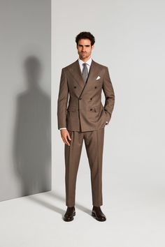 Men Tailored Suit, Masculinity Quotes, Formal Suits Men, Brown Suit, Look Formal, Suits Men, Green Suit