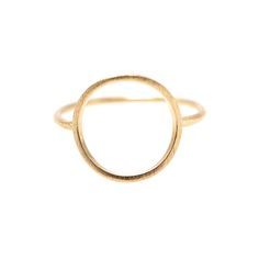 PRICES MAY VARY. Ring size 6 and 0.5" wide on top part Tarnish resistant and hand polished Modern Brush Metal Finish Lead compliant and Imported Gift box packed A modern open circle ring is feminine yet edgy. This is minimal and stylish at the same time. Modern Adjustable Rings, Modern Open Circle Jewelry With Ring Detail, Adjustable Hoop Rings For Everyday, Modern Adjustable Rings For Everyday, Modern Oval Midi Rings As Gift, Modern Oval Midi Rings For Gift, Modern Adjustable Dome Ring As Gift, 14k Gold Open Circle Rings, 14k Gold Rings As Gift