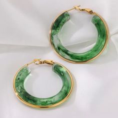 Same Day Shipping ( Usually Delivered In 2-3 Days) Real Pictures And Video Made By Me Brand New Green Hoop Earrings For Gifts, Green Hoop Earrings For Summer Party, Green Hoop Earrings As Summer Gift, Green Hoop Earrings For Summer, Green Hoop Earrings, Summer Gift, Green Small Hoop Earrings For Summer, Small Green Hoop Earrings For Summer, Green Hoop Earrings For Spring, Green Small Hoop Earrings For Spring