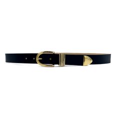 Romi - Classic Black Italian Leather Belt With Gold Buckle Set | Streets Ahead – StreetsAheadInc Belt With Gold Buckle, Women's Belts, Black Leather Belt, Quiet Luxury, Fashion 2024, Winter 2023, Belt Size, Belts For Women, Italian Leather