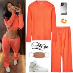 Kylie Jenner Orange, Orange Jeep, Kaia Gerber Style, Kylie Jenner Instagram, Kylie Jenner Outfits, Kylie Jenner Style