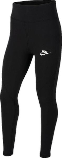 Girls Sportswear, Sportswear Leggings, Elite Socks, Nikes Girl, High Waisted Leggings, Nike Sportswear, On Shoes, Black Leggings, Logo Print