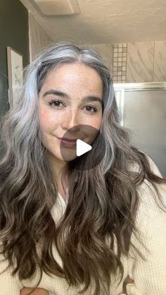 Sara Black on InstagramI saw @beautyxdanaplum do this style and knew I had to trySo simple and so easygreyhair naturalhair youngandgrey greyand30 silver silversister silverstyle grombre longhair greycommunity whitehair embracethegrey greyhairtransition saltandpepper youngandgrey greyhairdontcare grayhair naturallygrey hair longhair fyp easyhairstyles Grey Hair Updos, Greying Hair, Hair Highlights Curly Hair, Hair Highlights Curly, Natural Grey Hair, Easy Curly Hair, Aesthetic Curly Hair, Hair Routine Curly