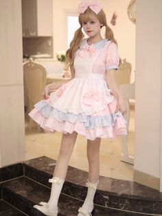 Lolita Dress Cosplay Cafe Maid Outfit
Size Chat： Maid Outfit, Lolita Dress, Winter Colors, Autumn Winter, Fall Winter, Spring Summer, Cafe, Pink, Art