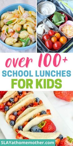 over 100 school lunches for kids