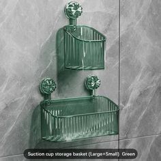 Bathroom suction cups shower shelves wall mounted storage rack draining basket holder punch- organizer bathroom accessories. Bathroom suction cups shower shelves wall mounted storage rack draining basket holder punch- organizer bathroom accessories. Bathroom suction cups shower shelves wall mounted storage rack draining basket holder punch- organizer bathroom accessories. Color: Green. Shower Storage Ideas, Basket Holder, Organizer Bathroom, Wall Mounted Storage, Shelves Wall, Accessories Bathroom, Shower Shelves, Bathroom Cabinets, Bathroom Organization