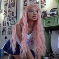 Princess Sab Zada, Baby Pink Hair, Light Pink Hair, Pastel Pink Hair, Blonde With Pink, Pretty Hair Color, Hair Color Pink, Pastel Hair, Dye My Hair