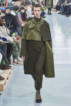 Green Trench Coat, Fashion Design Sketchbook, Futuristic Fashion, Military Fashion, Men Fashion, Military Jacket, Fashion Inspo Outfits, Fashion Art