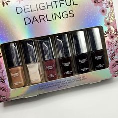 Butter London Delightful Darlings Nail Lacquer Set of 6

smoke free home; fast shipping London Nails, Butter London, Beauty Tool, Nail Lacquer, Butter, London, Nails