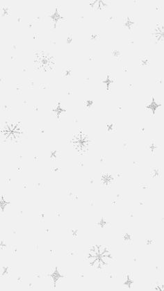 the snowflakes are falling down on the white wallpaper and it looks like they have been frosted