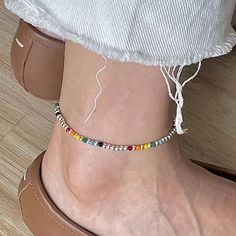 - Brand New Style Spring Anklets With Colorful Beads, Trendy Multicolor Anklets For Spring, Casual Colorful Beads Anklets For Spring, Casual Colorful Beaded Anklets For Spring, Casual Colorful Beaded Spring Anklets, Adjustable Multicolor Anklets For Spring, Trendy Multicolor Round Bead Anklets, Trendy Multicolor Anklets With Round Beads, Spring Adjustable Multicolor Anklets