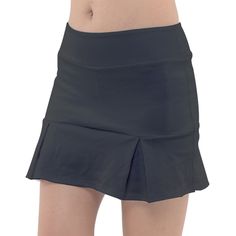 Ready to add a little style and fun fashion to your game? The Dizzy Pickle - Classic Pickleball Skort is sure to do just that, with a flattering skirt that feeds into a pleated flair that allows for movement as you play. It also has a flattering waistband and built-in shorties with ball and phone pockets on each side. The undershorts have been designed with a complementary pattern that adds a touch of whimsy. The fabric of this skort is lightweight while maintaining breathability to keep you com Black Moisture-wicking Short Tennis Skirt, Black Swim Skirt With Built-in Shorts For Sports, Sporty Black Tennis Shorts, Black Casual Tennis Shorts, Casual Black Tennis Shorts, Black Stretch Tennis Skirt With Moisture-wicking, Black Moisture-wicking Stretch Tennis Skirt, Black Stretch Moisture-wicking Tennis Skirt, Black Cheerleading Bottoms Short Length