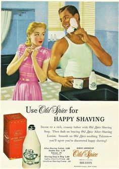 Barber Shop Pictures, 1950s Man, Shaving Lotion, Vintage Shaving, Shaving Accessories, After Shave Lotion, Vintage Advertising Posters, Old Spice, Retro Ads