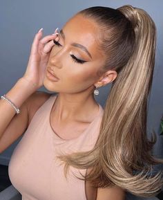 Ponytail Scrunchie, Hairstyles 2024, Color Wow, Hair Cream, Ponytail Hairstyles, Wedding Hair, Hair Inspo, Hair And Beauty, Blonde Hair