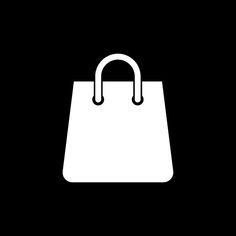 a white bag on a black background