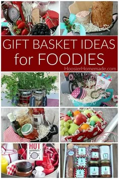 gift basket ideas for foodies