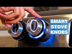 the smart stove knobs are on display