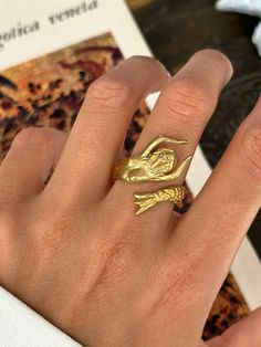 Vintage ring. Made of brass material. Adjustable. Doesn't darken. Fairytale Jewelry, Rings Fun, Fun Rings, Fairy Tale Jewelry, Mermaid Ring, Unusual Rings, Mermaid Jewelry, Vintage Mermaid, Birthday Ring