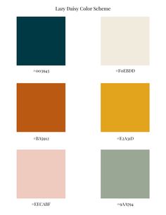 the different shades of paint in various colors