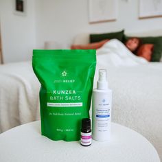 Say goodbye to restless nights and hello to rejuvenating sleep with the Deep Sleep Bedtime Routine. This 100% natural toolkit is thoughtfully curated to help you unwind, relax, and enjoy deep, quality rest—night after night. The Deep Sleep Bedtime Routine Bundle includes: Kunzea Bath Salts (800g): Soak away the stress of the day with these luxurious bath salts, featuring sustainably sourced Macrobiotic Sea Salts and a calming blend of Kunzea, Lavender, and Ylang Ylang. Perfect for tired muscles Relaxing Environment, Tension Relief, Magnesium Oil, Foot Soak, Shower Steamers, Bedtime Routine, Deep Sleep, Restful Sleep, Ylang Ylang