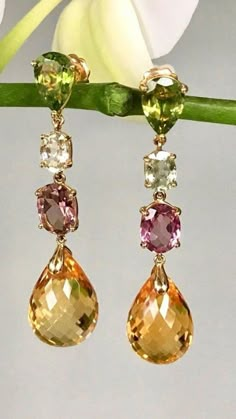 Genuine Natural Gemstone Earring Minimalist Jewelry Solid 14k Yellow Gold Drop Multi Stone Diamond Rainbow Stone Earring Christmas Gift ≫ Features * Material : 14k & 18k Gold With Stamped * Gemstone : Morganite * Multi Stone Earring * Drop Earring * 14K Solid Yellow Gold, ( Available in 14K & 18K Yellow, Rose, and White Gold ) * Option available in 18K Gold * Earring Size : Width 15 X 20 MM * All size available * Ready to Ship in 1-2 Weeks ≫ FAQ below for more detail. ✦ Sizing We can adjust most Luxury Multicolor Gemstones For Jewelry Making, Luxury Elegant Gemstone Earrings, Luxury Gold-plated Multi-stone Earrings, Luxury Gemstone Earrings For Everyday, Luxury Gold Plated Multi-stone Earrings, Luxury Modern Multi-stone Gemstones, Luxury Multi-stone Gold Plated Earrings, Yellow Gold Earrings With Gemstone Accents For Party, Elegant Yellow Gold Multi-stone Earrings