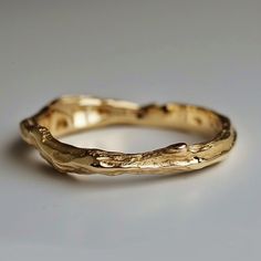 14k Gold Matching Band, Gold Wedding Band, Gold Tree Branch Ring, Raw Wedding Matching Ring, Twig Ring, 14k Gold Wedding Band - Etsy Organic Wedding Rings, Gold Minimalist Rings, Non Traditional Wedding Bands, Nature Inspired Wedding Rings, Ring Designs Silver, Two Piece Ring, Ring Designs Unique, Wedding Rings Design, Simple Ring Band