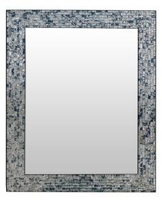 PRICES MAY VARY. 30" x 24" Rectangular Decorative Wall Mirror, Wall-mount Vertical or Horizontal. Featuring Splashes of Silver & Vivid Cobalt Blue Colors Within Embossed Glass Mosaic Tile Frame. Embossed Mosaic Contains Geometric Pattern - Highly Detailed for a Curated Decor Style DecorShore Luxury Design Mirror is Handmade and Features Unmatched Artistry & Originality Zoom in to See Intricate, Glass mosaic Pieces Sparkle & Reflect Light Beautifully Each Piece is Truly Unique - Available for a L Mosaic Bathroom Mirror, Mosaic Mirror Frame Ideas, Mosaic Tile Mirror Frame Diy, Mosaic Patterns Mirrors, Cobalt Blue Mirror, Foyer Mirror, Rectangle Mosaic Mirror, Aluminum Sheet Metal, Mosaic Tile Mirror