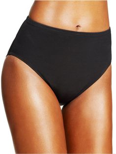 Miraclesuit High-Waist Bikini Bottoms Women's Swimsuit High Waist Stretch Tankini With Built-in Bra, Elegant High Waist Lined Bottoms, Elegant Fitted Bottoms With Lined Body, High Waist High Stretch Shapewear Swimwear, High Waist Tankini With Wide Waistband, Elegant Stretch Elastane Tankini, Elegant High-cut Leg Swimwear, Elegant Solid Color High Waist Swimwear, Seamless High Stretch Bottoms For Night Out