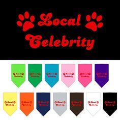 Pet and Dog Bandana Screen Printed, Local Celebrity Pet Shirts, Dog Bandanas, Dirt Road, The Triangle, Handmade Dog, Pet Neckwear, Dog Neck, Dog Bandana, Bandanas