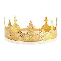 Antique King Crown Men Royal Tiara Prince Crown Halloween King Costume Cosplay Crown Prop Party Favors Specification: Name: Antique King Crown Material: Metal Pattern: Retro Pattern Size: circumference 58cm/22.83inches, can adjust to 62cm/24.41inches Height: 6.2cm/2.44inches Package Contents 1 x King Crown Note: 1. Please kindly allow a 2-3% difference according to manual measurement. 2. Please note that a slight color difference should be acceptable due to the light and screen. Thanks. Promise Crown Men, Cosplay Crown, King Costume, Prince Crown, Metal Pattern, Royal Tiaras, King Crown, Kings Crown, Costume Cosplay