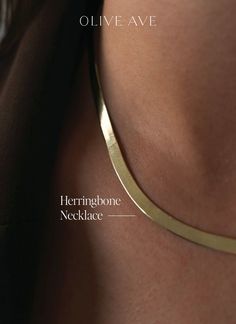 14K Yellow Gold | Herringbone Necklace features a timeless herringbone pattern with a lobster clasp. Offered in 18in length. Jewelry Poses, Gold Herringbone Necklace, Jewelry Education, Bday Gift, Wedding Day Jewelry, Custom Wedding Band, Trending Engagement Rings, Herringbone Necklace, Ring Trends