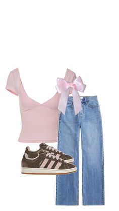 School Essentials, Dream Wardrobe, Summer Vibes, Wardrobe, Pink