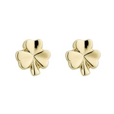 PRICES MAY VARY. Shamrock earrings measure approximately ¼" tall by ¼" wide for smaller studs. Earrings are beautifully gold plated with green enamel for a smooth shine. Come in a lovely gift box for the perfect Irish gift. Made in Co. Dublin, Ireland Celtic Jewelry for women; Satisfaction guaranteed Perfect for everyday wear, these small shamrock earrings add just a touch of Ireland to your wardrobe. These small studs feature the beloved shamrock known to bring good luck making the earrings a great Irish gift for anyone in need of a lucky day! The lucky earrings are beautifully gold plated for that Irish shine and measure approximately 1/4" tall by 1/4" wide for a smaller stud. The shamrock earrings come in a lovely gift box making a beautiful presentation when giving as a gift. The Irish Irish Earrings, Lucky Earrings, Shamrock Earrings, Irish Shamrock, Gold Earrings For Women, Irish Gifts, Celtic Jewelry, 10k Gold, Jewelry Earrings Studs