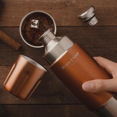 The Firelight 750 Flask is a 3-piece bar set designed to be shared. It includes two 6-Shooter Tumblers and a 750ml Vacuum Insulated Flask - enough to fit an entire bottle of your favorite spirit or cocktail. Vacuum Insulated 750ml Flask • Volume: 25.4 fl.oz (750ml) - 1 full bottle• Vacuum Insulation for 24-hr Temperature Control• Wide mouth opening, no funnel Required• No-Drip-Lip for a clean pour every time, guaranteed 6-Shooter Tumblers • Volume Ea.: 11 fl.oz (325ml)• 6-Shooter grooves for a N Camper Hacks, Clean Technology, Bar Set, Wide Mouth, Temperature Control, Set Design, Flask, 3 Piece, Tumbler