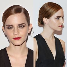 Sleek Side Part Side Part Updo, Emma Watson Hair, Wedding Hairstyle Ideas, Wedding Haircut, Unique Wedding Hairstyles, Curly Wedding Hair, Bridesmaid Hair Half Up, Hair Buns, Elegant Wedding Hair