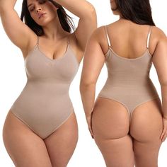 The seamless body tightens your waist and breasts, remaining invisible under your outfit. Seamless Bodysuit Fabric; 90% Nylon, 10% Elastane 4-way Stretch Adjustable Straps Bra Design Moisture Wicking Hook Eyes Closure Skin Friendly Sleeveless Slim-fit Size: S to 3XL Hip lifting, Abdominal contraction Colors: Black, Coffee, Skin Age: Adult Gender: Female Product ID: CJYD181287603 Note: All sizes are smaller than regular European and American sizes. Choose the larger size if your size is between t High Cut Smoothing Bodysuit, Seamless High Cut Bodysuit, High Cut High Stretch Bodysuit With Built-in Bra, Seamless High Cut Second-skin Leotard, High Stretch Seamless Leotard, Seamless Solid Backless Leotard, Stretch Bodysuit With Built-in Bra And High-cut Leg, Stretch Seamless Solid Color Bodysuit, Backless Leotard With Seamless Construction