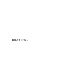 the word grateful written in black on a white background