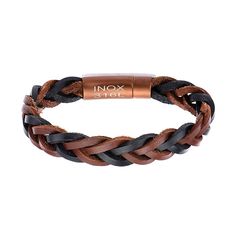 "Keep your style on-trend every time you wear this brown and black braided leather bracelet. Keep your style on-trend every time you wear this brown and black braided leather bracelet. Length: 8.25 in. Metal: stainless steel Finish: polished Additional details: braided brown & black leather Packaging: boxed Please note, due to the high value of this item, a signature may be required upon delivery. Size: 8.25"". Color: Multicolor. Gender: male. Age Group: adult." Black Leather Bracelet For Everyday Use, Casual Black Leather Bracelets, Casual Black Leather Strap Bracelet, Casual Black Leather Bracelet, Black Casual Leather Bracelet, Casual Black Bracelet For Everyday Use, Casual Everyday Braided Bracelet With Black Band, Casual Black Bracelets For Everyday Use, Everyday Black Braided Bracelet With Leather Strap