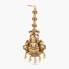 Aashni Antique Temple Maang Tikka Papidi Billa, Goddess Laxmi, Wedding Festivities, Buy Jewellery Online, Larger Than Life, Maang Tikka, Traditional Earrings, Indian Jewellery Design, Kundan Earrings