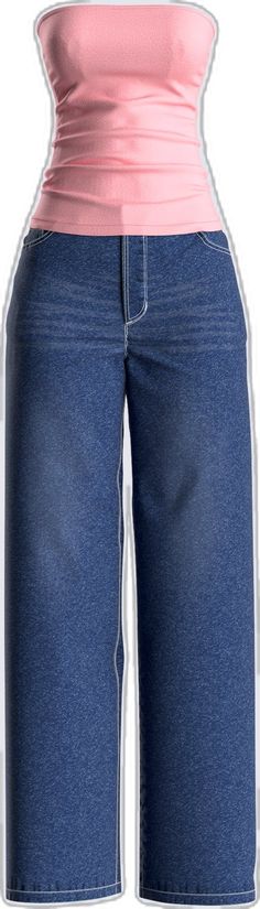 Trendy Jeans With Elastic Waistband, Denim Jeans With Elastic Waistband For Loungewear, High-rise Jeans For Spring Loungewear, Casual Denim Jeans For Loungewear, Spring High-rise Jeans For Loungewear, High Rise Jeans For Spring Loungewear, Trendy Cotton Loungewear Jeans, Trendy Cotton Jeans For Loungewear, Casual Mid-rise Jeans For Loungewear