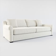 Coziness from every angle in our Bowery Sofa. Traditional style, melt-in seating and casual comfort (like rounded slope arms). A versatile collection with seat depth and sleeper options! | Bowery Foam Comfort 97" Sofa in Everton Grey | by Value City Furniture Best Sleeper Sofa, Sofa Dimensions, American Signature Furniture, Value City Furniture, City Furniture, Sleeper Sofa, Burmese, Living Room Sofa, Home Living Room