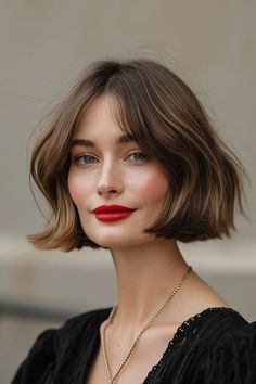 French Bob: 43+ schicke Varianten für einen Klassiker - hairtastic.de Pixie-cut Lang, French Haircut, French Bob, Good Hair Day, Bob Haircut, Hair Envy, Hair Today, Short Bob