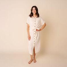 Your all-in-one dress for every mama, every season. I designed this dress with every woman in mind to be easy, comfortable and beautiful during all the phases of motherhood and beyond. It will carry you comfortably through the final stretch of pregnancy when nothing else fits. It will be your go-to dress, and the easiest outfit for breastfeeding and feeling like yourself--in your fourth trimester...and always. It’s the dress that feels like we are all in this together. Wear, love, wash, repeat.