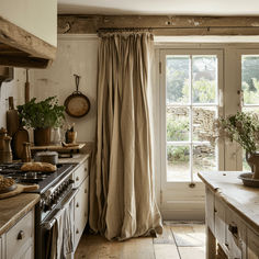 the kitchen is clean and ready to be used as a place for breakfast or dinner