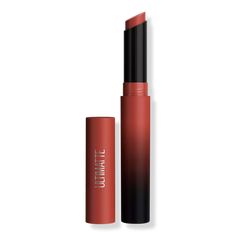 Color Sensational Ultimatte Slim Lipstick - Maybelline | Ulta Beauty Maybelline Matte Lipstick, Maybelline Color Sensational, Best Lipsticks, Lips Shades, Maybelline Super Stay, Nude Lipstick, How To Line Lips, Lipstick Makeup, Lipstick Shades