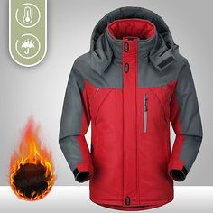 Season:Autumn / Fall,Winter; Fabric:Nylon; Gender:Men's; Age Group:Adults'; Function:Breathable,Fleece Lining,Thermal Warm,Windproof,Waterproof; Pattern:Patchwork; Listing Date:08/06/2023 Hiking Jacket, Softshell Jacket, Ski Snowboard, Soft Shell Jacket, Ski And Snowboard, Mens Outerwear, Outerwear Coats, Fleece Jacket, Hidden Zipper