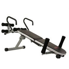 an exercise bench with two handles on it