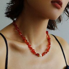 Timeless Elegance: Red Agate and Baroque Pearl Fusion - floysun Pearl Fusion, Red Agate Necklace, Baroque Necklace, Necklace And Bracelet Set, Baroque Pearl Necklace, Onyx Necklace, Necklace And Bracelet, Red Agate, Baroque Fashion