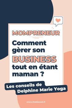 Être mère et entrepreneure est l'un des plus grand défi en termes d'organisation ! Heureusement, vous n'êtes pas seule ! Et aujourd'hui, Delphine Marie Yoga vous dévoile tous ses conseils et vous partage son expérience 🤗 Un article podcast de TheBBoost Organized At Work, Tarot Business, Organization Planner, Business Work, Business Management, Get Organized, Work From Home, Podcast, Coaching